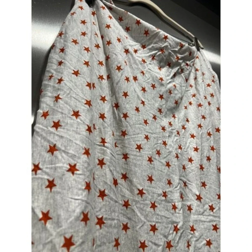 Pottery barn kids orange star‎ cotton crib sheet